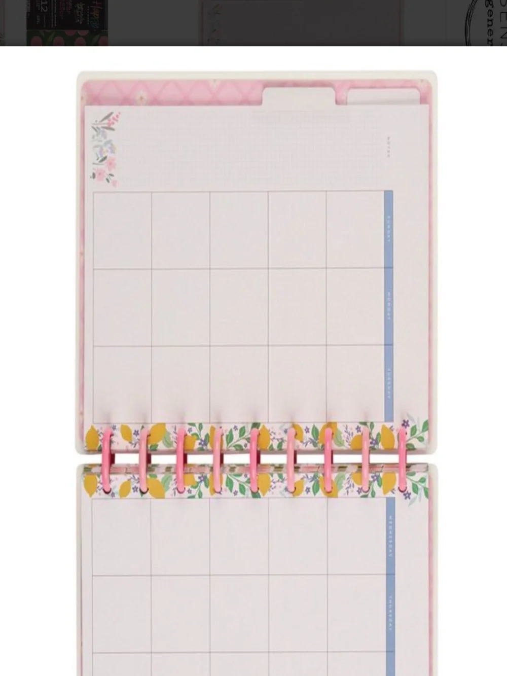The Happy Planner includes 12